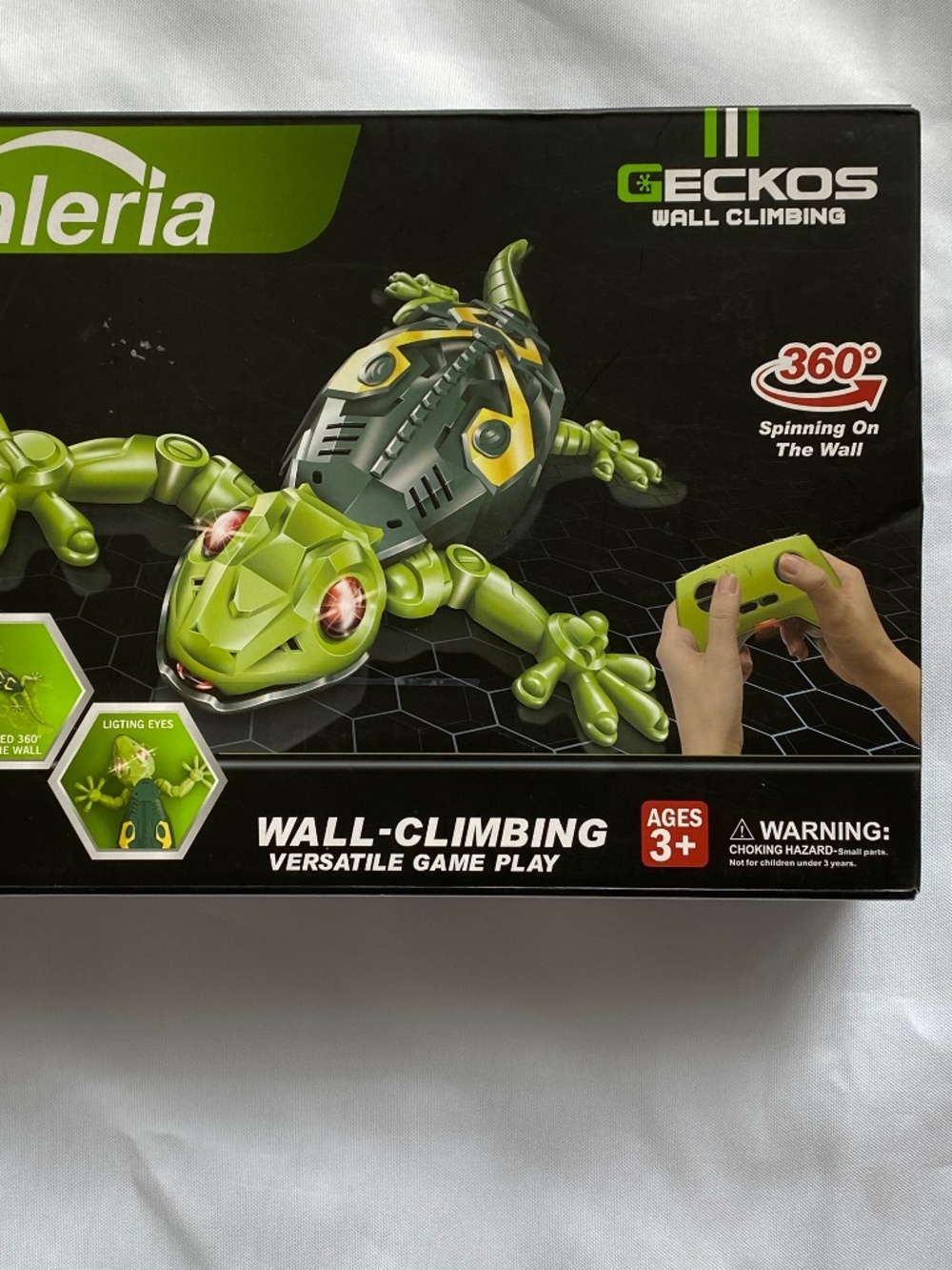 Athleria Geckos Wall-Climbing Remote-Controlled Toy SM51S Green